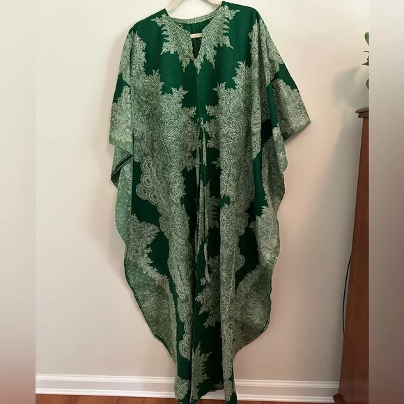 NWOT Kaftan Maxi Dress - Picture 2 of 6